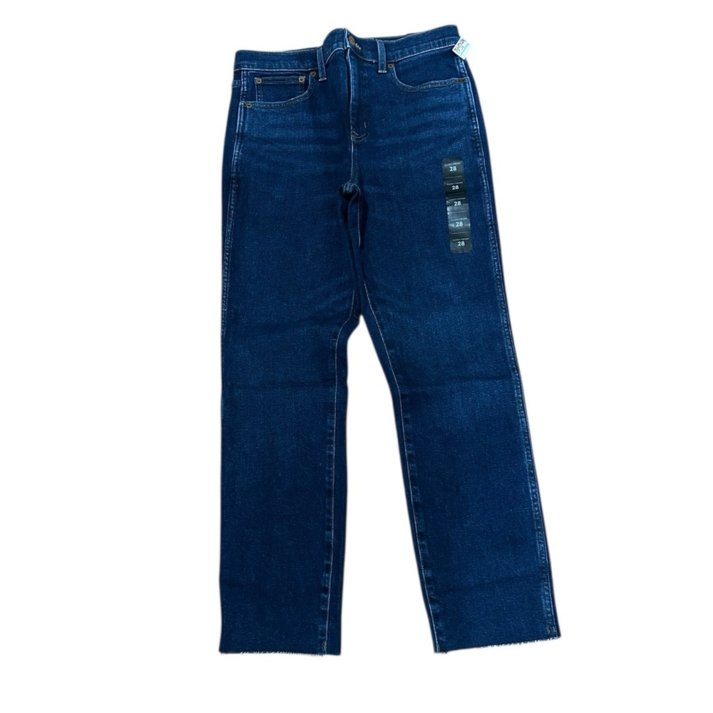 NWT J Crew Classic Vintage Raw Hem Dk Blue Jean 28 and 29 - Picture 6 of 12